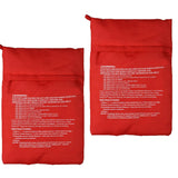 2 Pack New Potato Express Microwave Cooker Bags 4 Minutes Fast Reusable Washable