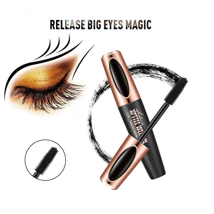 TekDeals 4D Silk Fiber Eyelash Mascara Extension Makeup Black Waterproof Eye Lashes