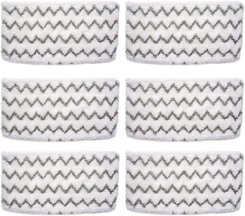 3/6 Pack Steam Mop Pads with Scrub Strips Microfiber Replacement Pad for Shark