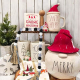 Wooden Beads Garland Tassels Farmhouse Rustic Country Hanging Decor Jute Rope