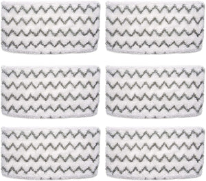 3/6 Pack Steam Mop Pads with Scrub Strips Microfiber Replacement Pad for Shark