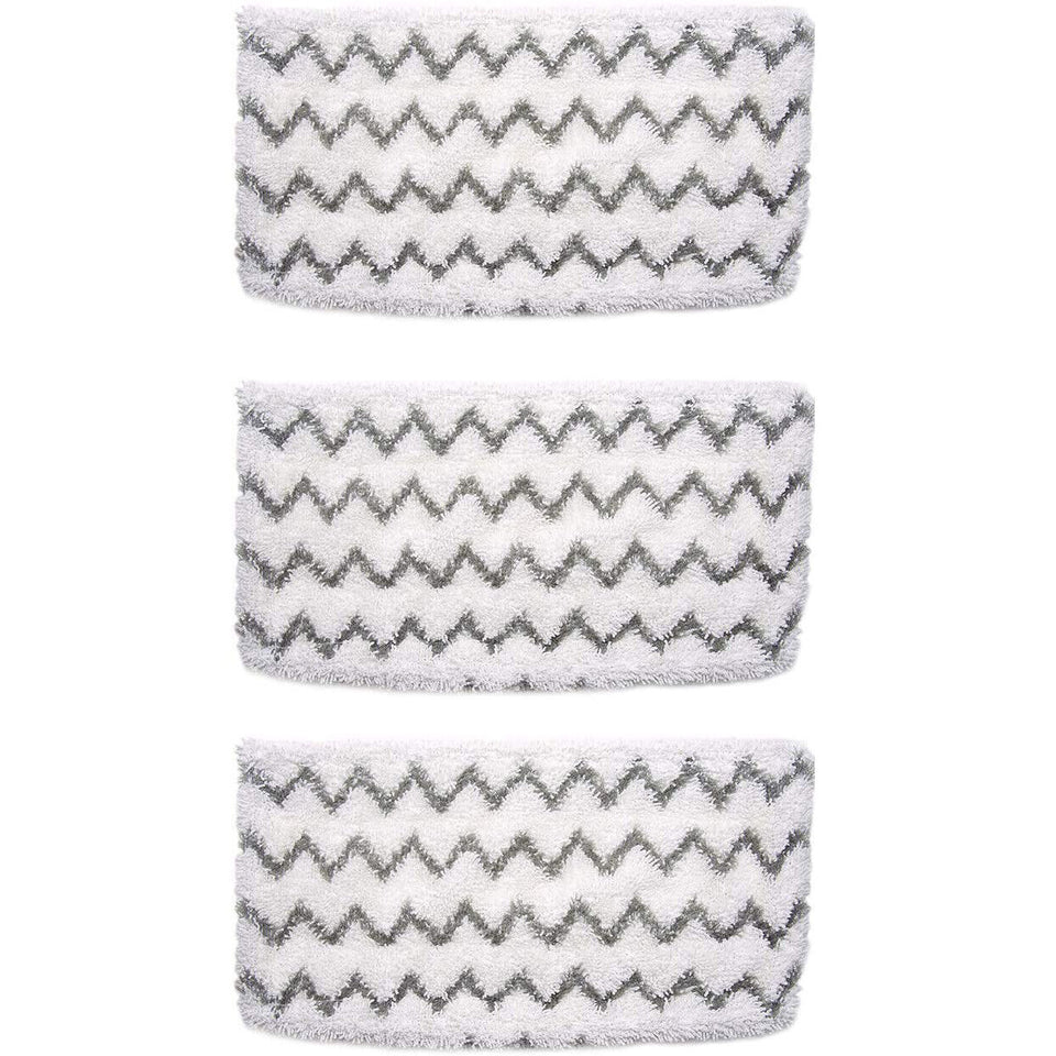 3/6 Pack Steam Mop Pads with Scrub Strips Microfiber Replacement Pad for Shark