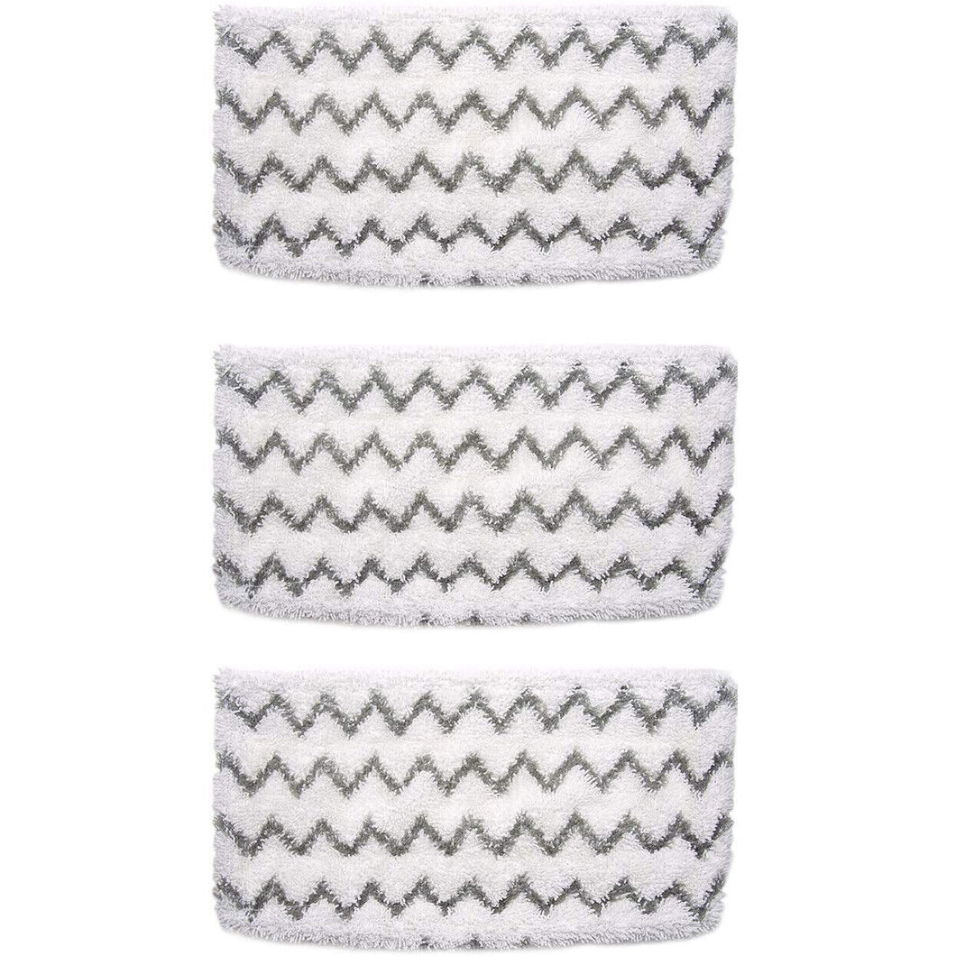 3/6 Pack Steam Mop Pads with Scrub Strips Microfiber Replacement Pad for Shark