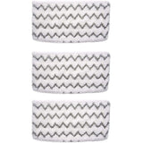 3/6 Pack Steam Mop Pads with Scrub Strips Microfiber Replacement Pad for Shark