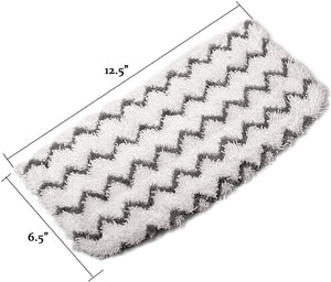 3/6 Pack Steam Mop Pads with Scrub Strips Microfiber Replacement Pad for Shark