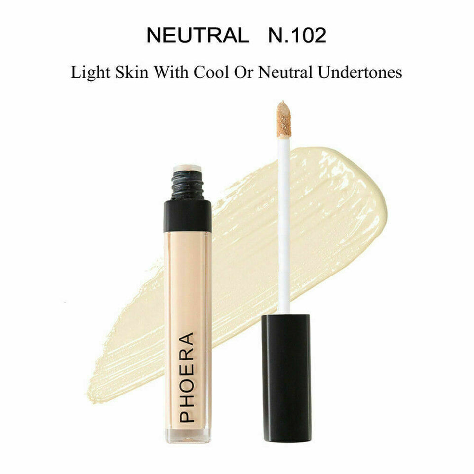 PHOERA Makeup Concealer Liquid Moisturizer Conceal HD High Definition Foundatio