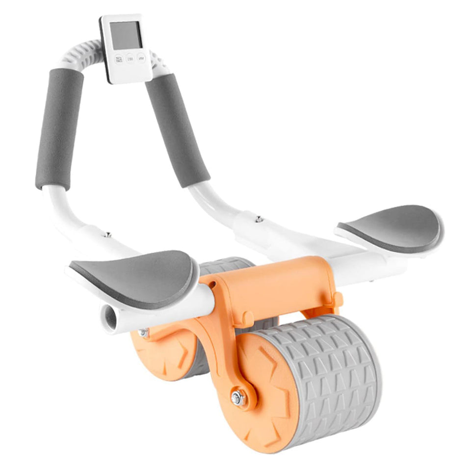 TekDeals Elbow Support Automatic Rebound Abdominal Wheel, Ab Roller for Abdominal Exercise Machine, Abs Workout Equipment, Dolly Core Strengthening Trainer Fitness Belly Training