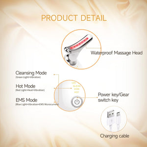 Neck Face Massage Machine, Neck Massager Face Lifting Tool, 3 Modes Skin Care Tools for Women and Man