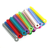 1040pcs Dental Orthodontic Ligature Ties Braces Elastic Rubber Bands Mixed Color