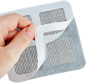 5x Window Door Screen Patch Repair Kit Cover Fiberglass Mesh Hole Repaire Tape