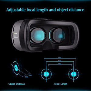 Virtual Reality VR Headset 3D Glasses With Remote for Android IOS iPhone Samsung