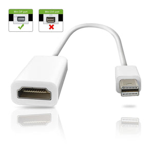 Mini Display Port DP Thunderbolt to HDMI Adapter Cable For Macbook Pro Air Mac