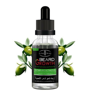 Natural Men Beard Essential Oil Beard Enhancer Pro Nourishing Moustach Grow 40ML