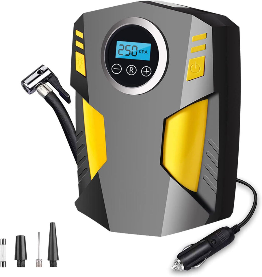Car Air Tire Pump Inflator Compressor Digital Electric Auto Portable 150PSI 12V