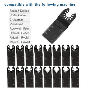 5-50Pcs Oscillating Multi Tool saw blades Wood Metal Cut Cutter For Dewalt Fein