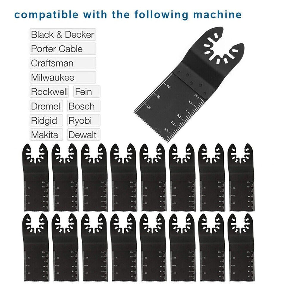 5-50Pcs Oscillating Multi Tool saw blades Wood Metal Cut Cutter For Dewalt Fein