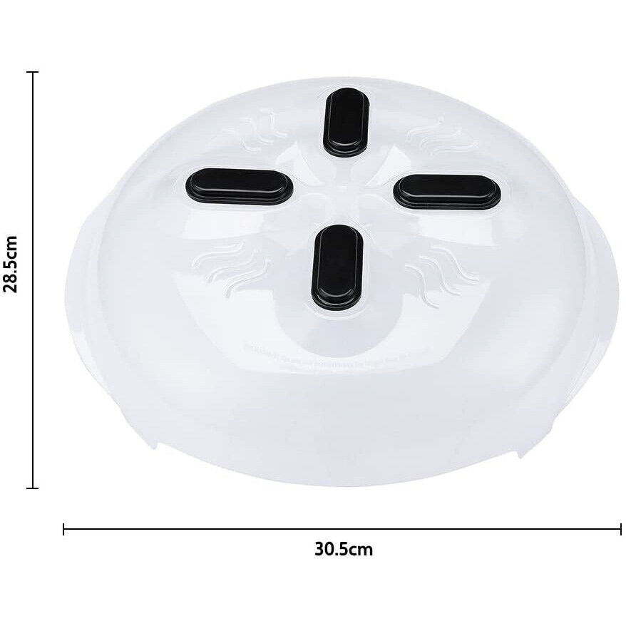 Magnetic Microwave Anti Splatter Cover Plate Guard Lid With Steam Vent