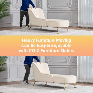 16 Large Magic Moving Sliders Furniture Pad Protector Floor Carpet Anti Slip Mat