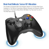 For Microsoft Xbox 360 PC WIN 7 8 10 Wired Game Controller Gamepad Joystick
