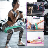 Set of 3 Resistance Hip Bands Exercise Circle for Booty & Glute Fitness Yoga