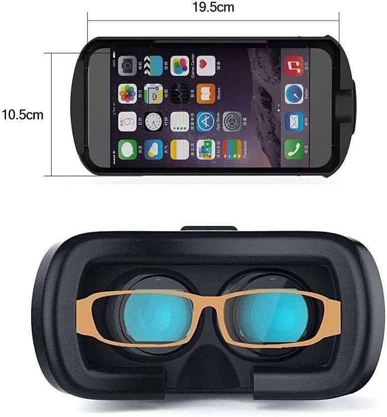 Virtual Reality VR Headset 3D Glasses With Remote for Android IOS iPhone Samsung