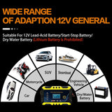 12V 6A Car Battery Charger Maintainer Auto Trickle RV for Truck Motorcycle ATV