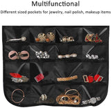 Jewelry Organizer Holder 40 Pockets 20 Hooks Hanging Closet Storage Ring Earring