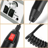 PROFESSIONAL ELECTRIC NAIL FILE DRILL Manicure Tool Pedicure Machine Set kit US