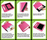 Kids Shock Proof Heavy Duty Foam Case Handle Cover Stand for iPad 2 3 4 5 6