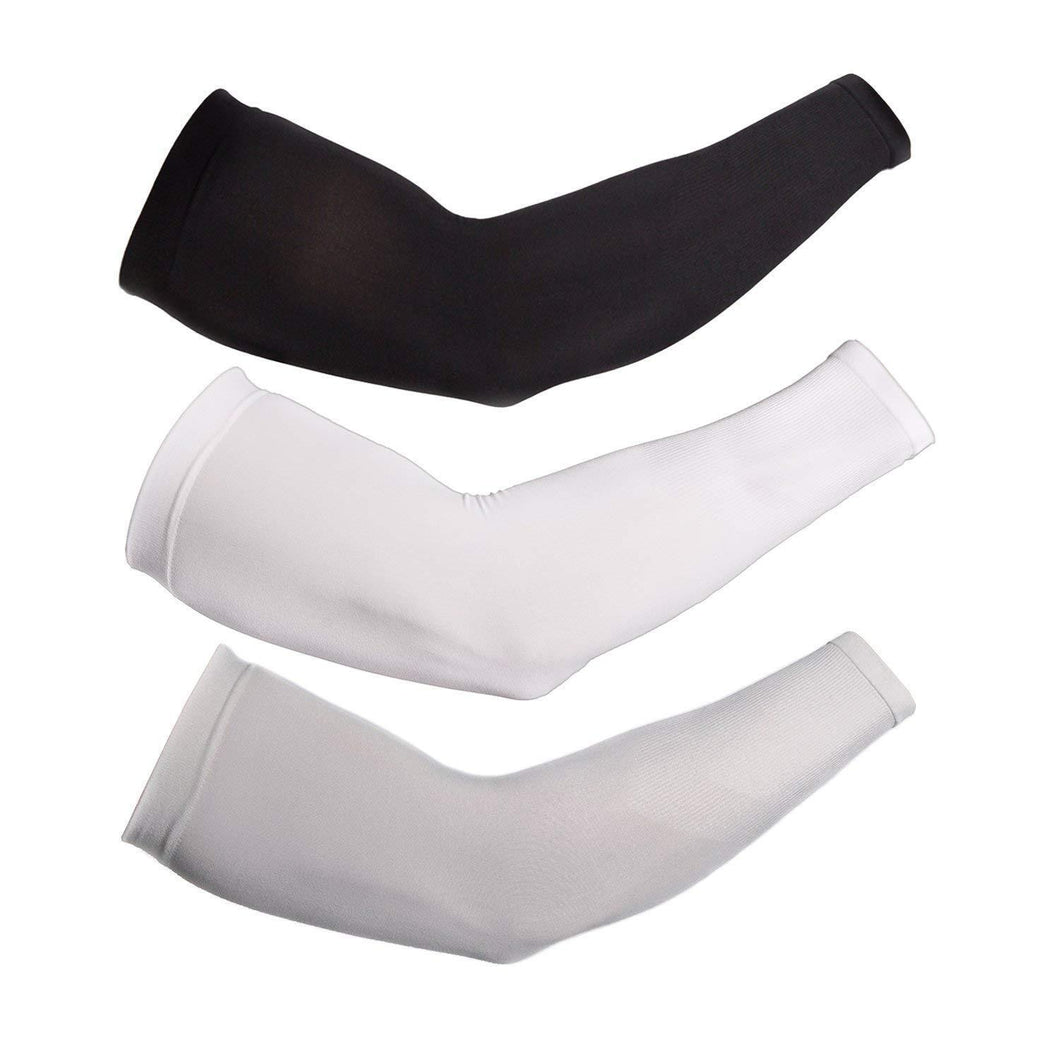 2/ 3/ 4/ 5 Pairs Cooling Arm Sleeves Cover UV Sun Protection Basketball Sport