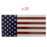 20 pcs American Stars Stripes flag Sticker Vinyls Decals Wall Window Door Laptop