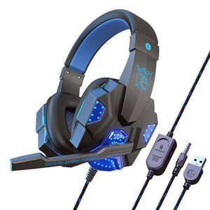 3.5mm Gaming Headset Mic Headphones Stereo Bass Surround For PS5 PS4 PC Xbox One