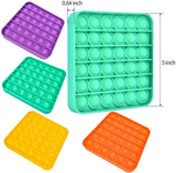 Push Pop Silicone Sensory Fidget Toy Office Anxiety Stress Relief Bubble Game