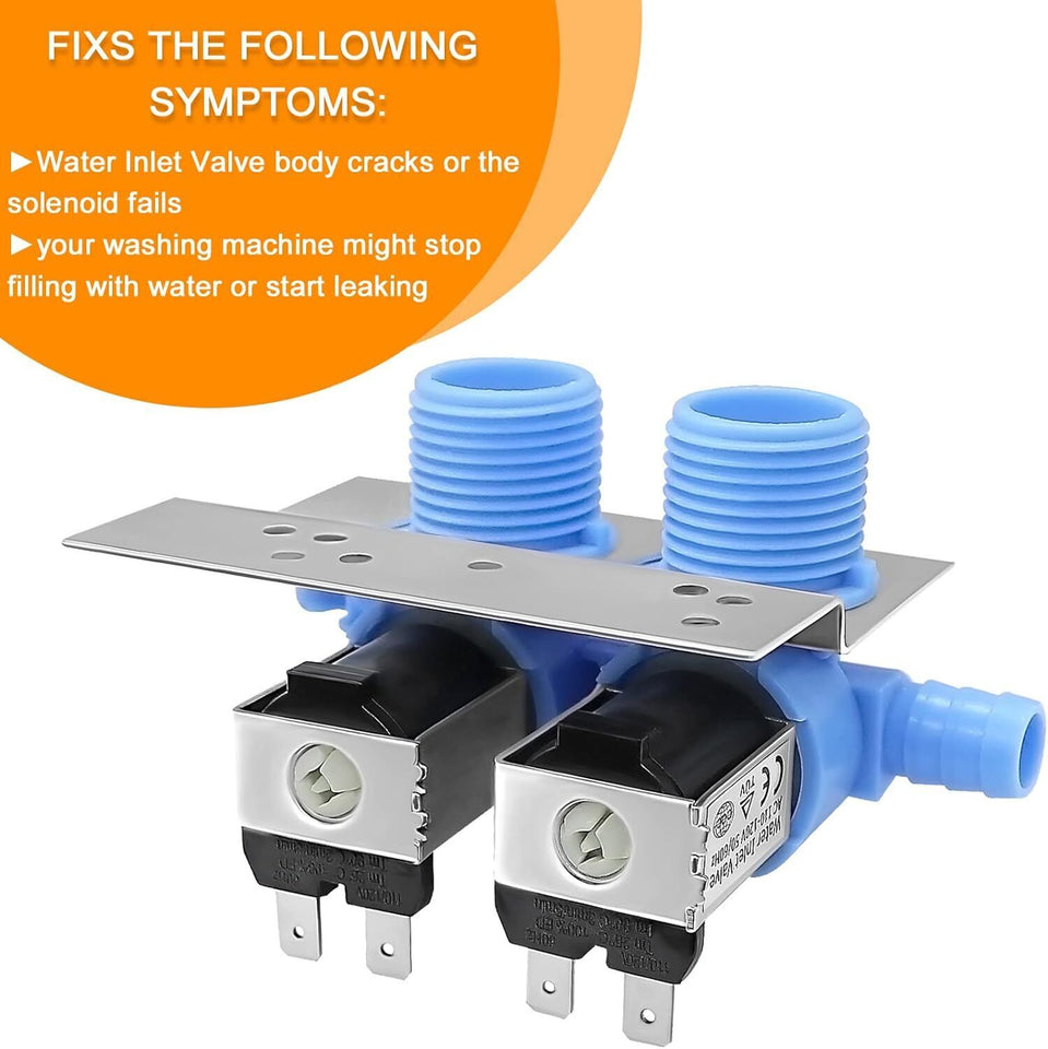 285805 Water Inlet Valve for Whirlpool Kenmore Maytag GE Washer Washing Machine