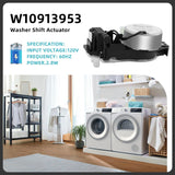 Actuator Compatible with Whirlpool Washer W10913953 W10597177 W10815026 AP60372