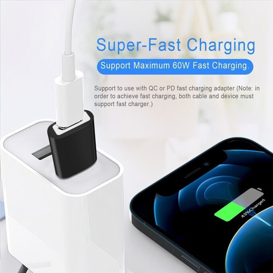 NEW 4 PACK USB C 3.1 Type C Female to USB 3.0 Type A Male Port Converter Adapter