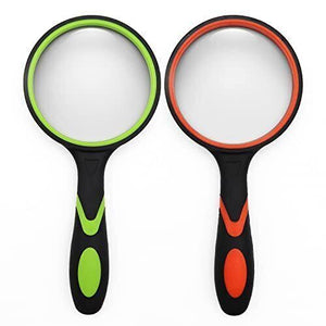 1-4 Pack 10X Magnifying Glass Handheld Reading Magnifier For Seniors and Kids
