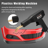 Hot Stapler Gun Plastic Repair Car Bumper Fender Welder Machine Kit +200 Staples