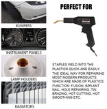 Hot Stapler Car Bumper Fender Fairing Welder Gun Plastic Repair Kits +200 Staple
