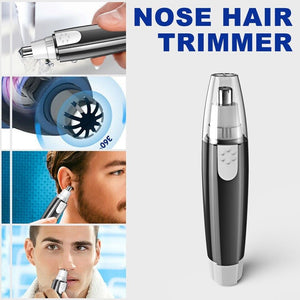 2 Pack Electric Nose Hair Trimmer Shaver Ear Face Eyebrow Mustache Beard Clipper