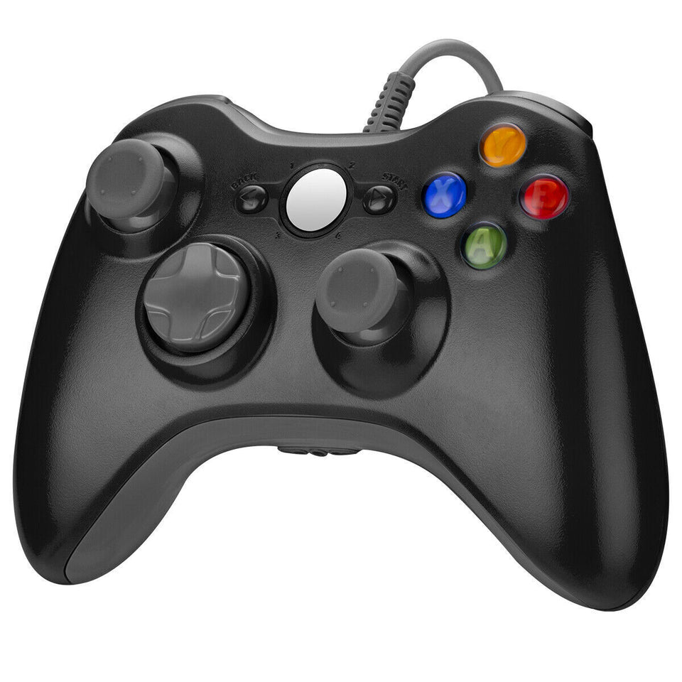 For Microsoft Xbox 360 PC WIN 7 8 10 Wired Game Controller Gamepad Joystick