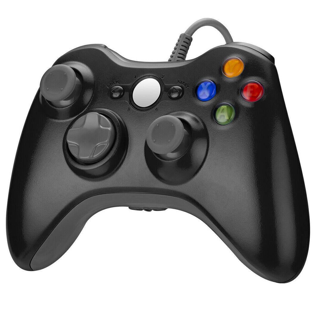 For Microsoft Xbox 360 PC WIN 7 8 10 Wired Game Controller Gamepad Joystick