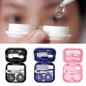 Mini Portable Contact Lens Storage Case Box Container Travel Kit Prevent Leakage