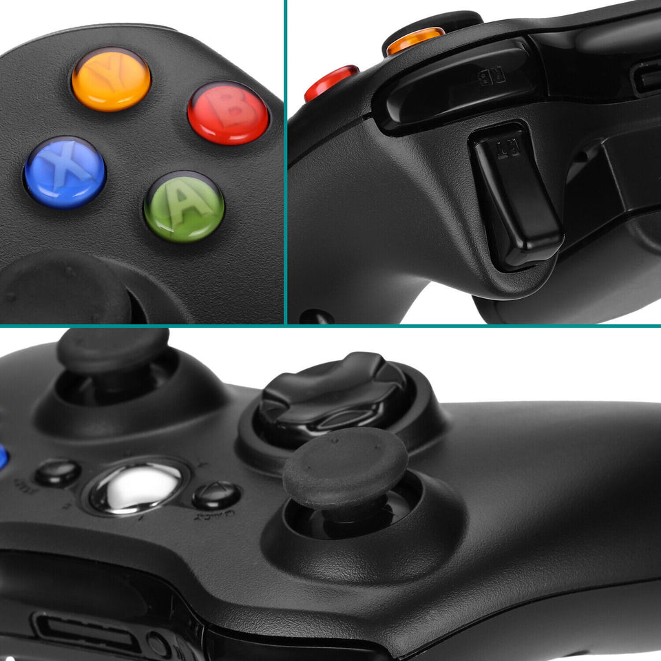 For Microsoft Xbox 360 PC WIN 7 8 10 Wired Game Controller Gamepad Joystick