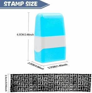 Identity Theft Protection Roller Stamp Guard ID Privacy Confidential Data
