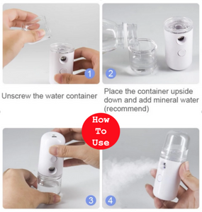 Mist Spray 30ML Cool USB Machine Nano Face Hydration Moisturizing Facial Sprayer