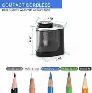 Electric Pencil Sharpener Automatic Touch Switch School Office Classroom Kids