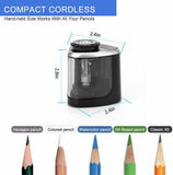 Electric Pencil Sharpener Automatic Touch Switch School Office Classroom Kids