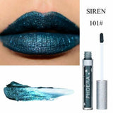 Matte to Glitter Metallic Liquid Lipstick Waterproof Matte Lip Gloss Tint Makeup