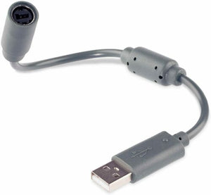 USB Breakaway Dongle Cable Cord Adapter For Xbox 360 PC Wired Controller